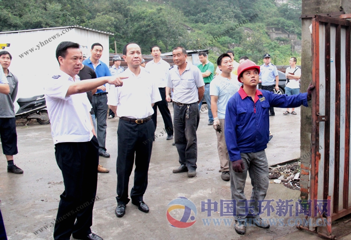 县领导王良青,陈云岳,陈茂荣等参加督查.